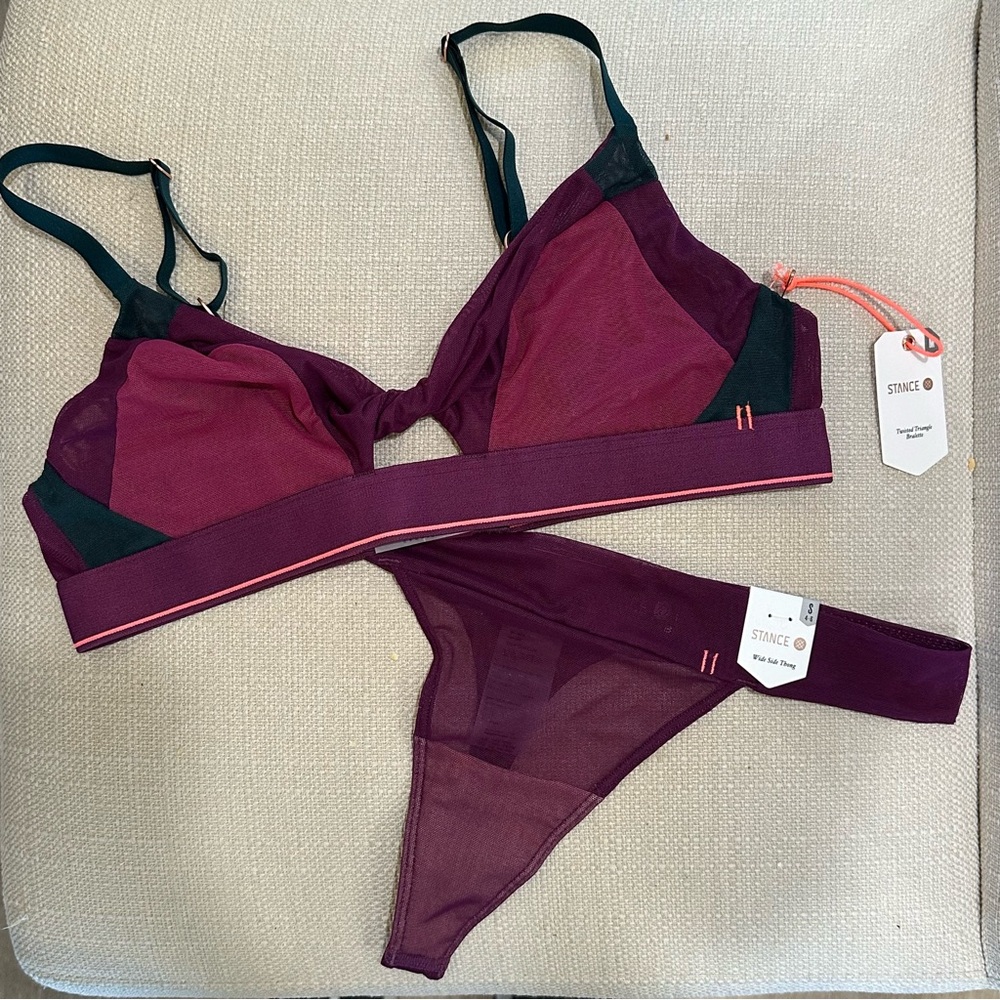 Stance Purple Lingerie Set